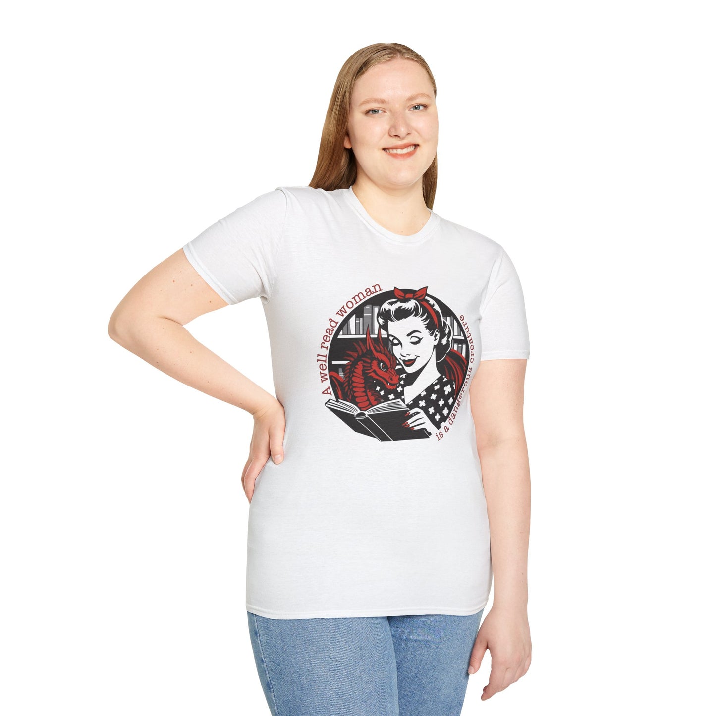 Feminist Reader T-Shirt, Feminist Gift, Book Lover Apparel, Vintage Bookworm Tee, Literary Quote Shirt
