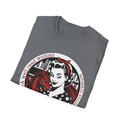 Feminist Reader T-Shirt, Feminist Gift, Book Lover Apparel, Vintage Bookworm Tee, Literary Quote Shirt