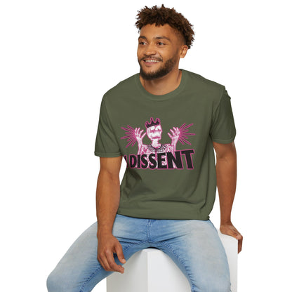 RBG I dissent Unisex Softstyle T-Shirt - I Dissent Graphic Tee, Protest Apparel, Political Statement Shirt, Gift for Activists, Casual Wear