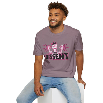 RBG I dissent Unisex Softstyle T-Shirt - I Dissent Graphic Tee, Protest Apparel, Political Statement Shirt, Gift for Activists, Casual Wear