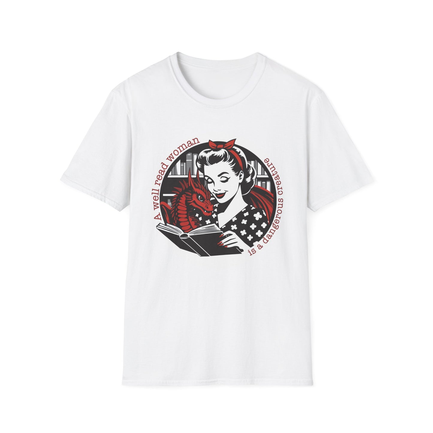 Feminist Reader T-Shirt, Feminist Gift, Book Lover Apparel, Vintage Bookworm Tee, Literary Quote Shirt