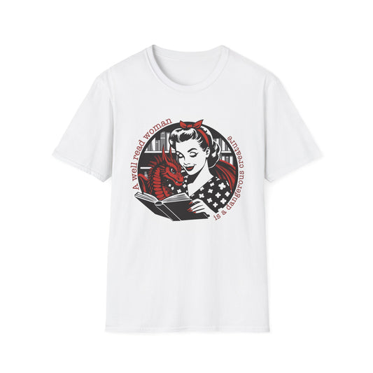 Feminist Reader T-Shirt, Feminist Gift, Book Lover Apparel, Vintage Bookworm Tee, Literary Quote Shirt