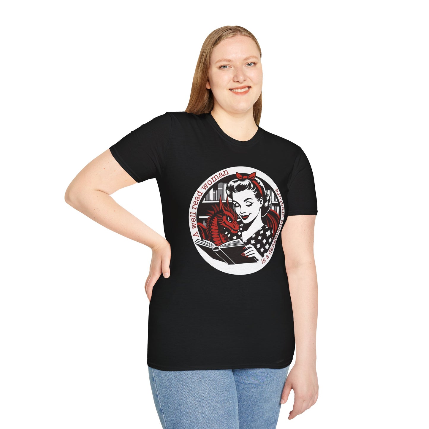 Feminist Reader T-Shirt, Feminist Gift, Book Lover Apparel, Vintage Bookworm Tee, Literary Quote Shirt